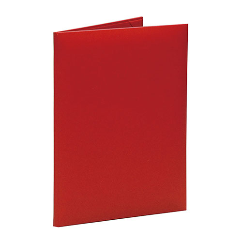 コレクト　Ｆ－６４４－ＲＥ　調印・証書ホルダー（ＶＰ）　Ａ４判　赤