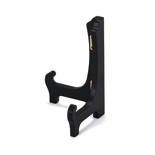 大仙　Ｎ０６０－０１７０１　木製皿立　黒　６号