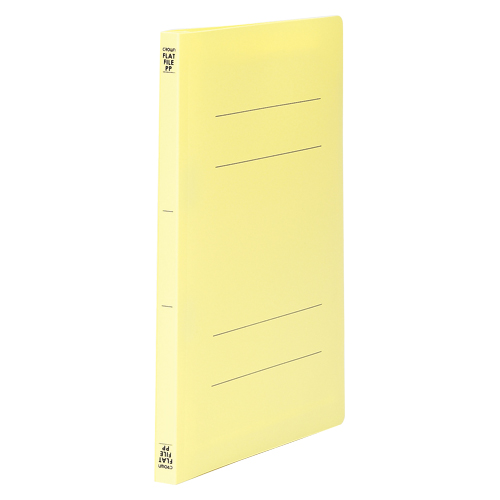 クラウン　ＣＲ－ＦＰＡ４Ｓ－ＹＸ１０　ＰＰフラットファイルＡ４Ｓ黄　【１０冊】