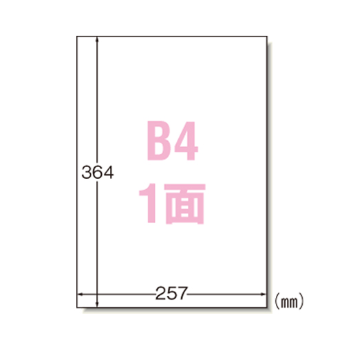 エーワン　２８２０８　ＰＰＣラベル　Ｂ４ノーカット／１００枚