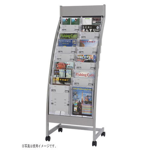 エヌケイ　ＰＳＲ－Ｃ２１０－Ｗ　パンフレットスタンド　ＰＳＲ１０段タイプ