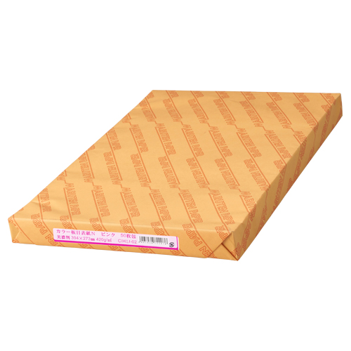 ゴークラ　ＣＩＨ－ミノ－０２　カラー板目表紙Ｎ　美濃判　ピンク