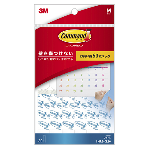 スリーエム　ＣＭＲ３－ＣＬ６０　コマンドタブ　クリアお買得Ｍサイズ