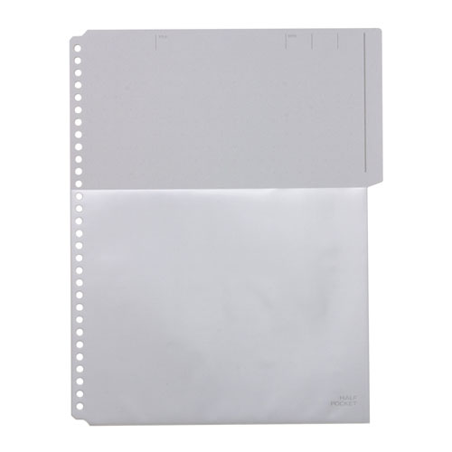 キングジム　１０３ＨＰ－ＢＫ　カラーベースハーフポケット