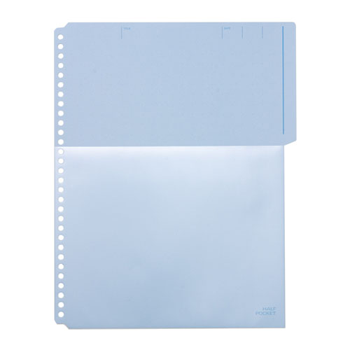 キングジム　１０３ＨＰ－Ｂ　カラーベースハーフポケット