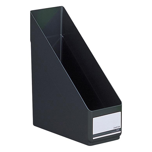 リヒトラブ　Ｇ１６１０－２４　スタックボックス　Ａ４　縦型　黒