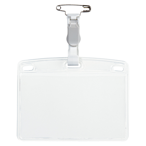 オープン　ＮＴ－５－ＧＹ　タッグ名札　プラクリ　横名刺　１０枚