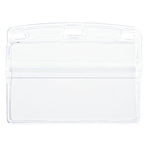 オープン　ＮＸ－１０５　名札用ケース　横名刺チャック付　１０枚