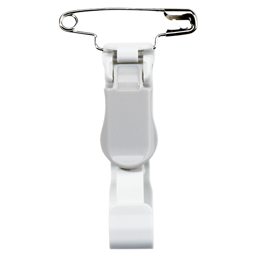 オープン　ＮＸ－１３－ＧＹ　名札用クリップ　プラピン付　１０個　灰