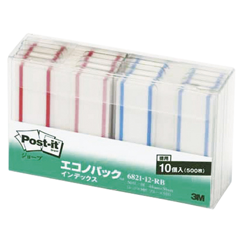 スリーエム　６８２１－１２－ＲＢ　ポストイット　ジョーブエコノパックＴＭ