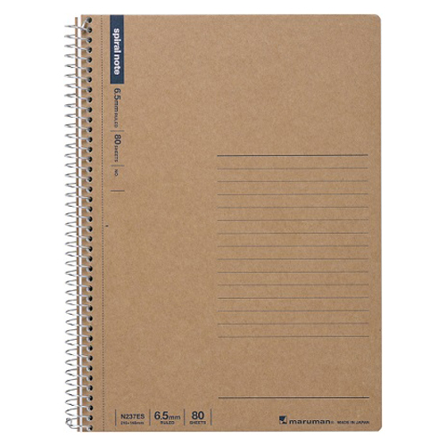 マルマン　Ｎ２３７ＥＳ　Ａ５　スパイラルノート　６．５㎜　８０枚