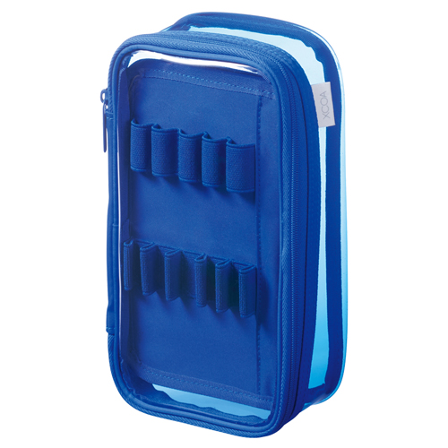 リヒトラブ　Ａ３８００－８　ＸＣＯＡ　リバーシブルクリヤーペンケース