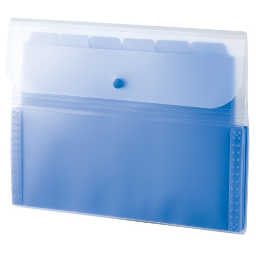 セキセイ　ＡＣＴ－３９１２－１４　ドキュメントホルダー１２仕切り　コバルト