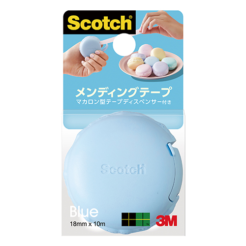 スリーエム　８１０ＭＣＲ－ＢＬ　スコッチ　メンディングテープマカロン型