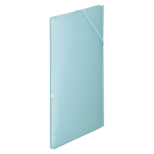 キングジム　６１７１ＴＷ－ＬＢ　クリアーファイルホルダーイン８Ｐ　水色