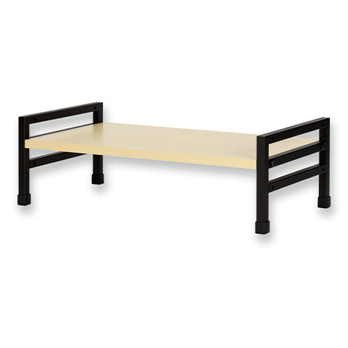 アスカ　ＤＳＫ０７ＢＫ　机上台　高さ調整付き　木目／ブラック