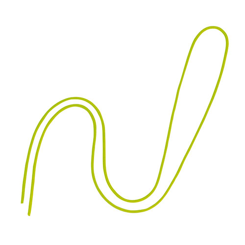 オープン　ＮＢ－３１２－ＧＮ　丸紐　１００本　緑