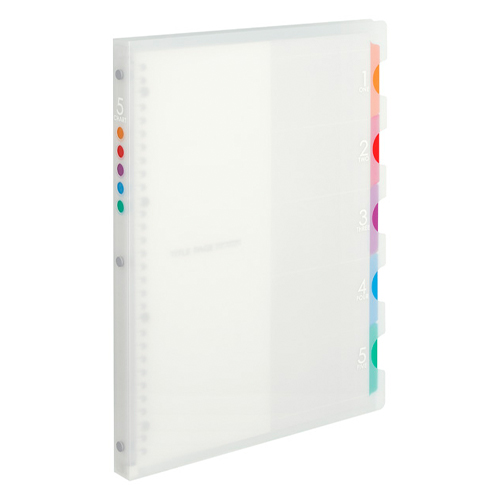 マルマン　Ｆ４８７　Ａ４　バインダー　ファイブチャートクリア