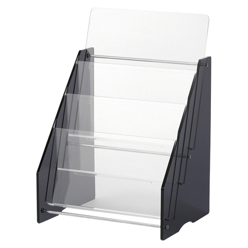 クラウン　ＣＲ－ＰＦ１３－Ｔ　パンフレット台　Ａ４判１列３段