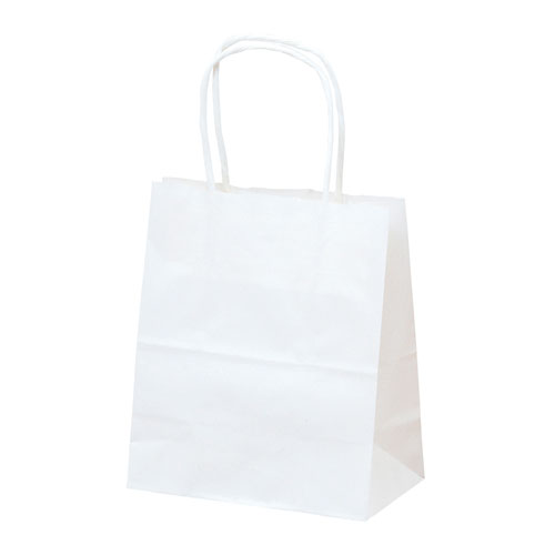 ササガワ　５０－５９１３　手提バッグ　白無地　特小