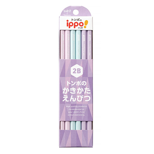 トンボ鉛筆　ＫＢ－ＫＰＢ０１－２Ｂ　かきかた鉛筆プレーンＢ０１２Ｂ