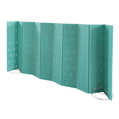 テラモト　ＯＴ－０７５－０９８－１　軽量らくらくパーテーション　グリーン