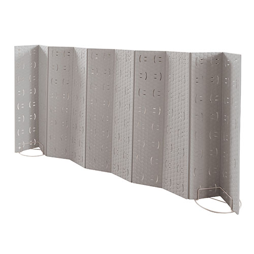 テラモト　ＯＴ－０７５－０９８－５　軽量らくらくパーテーション　グレー