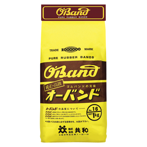 共和　Ｏ－１６－１０００ミドリ　オーバンド１ｋｇ　＃１６　透明　緑