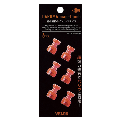 ベロス　ＴＤ－１０８６ＣＰ　ダルママグタッチ　６Ｐ　クリアピンク