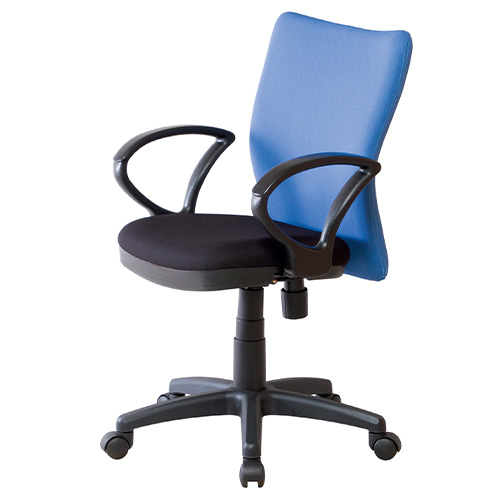 弘益　Ｋ－９２２（ＢＬ）＋９２ＡＲ　オフィスチェア（肘付）Ｋ９２２＋９２ＡＲ