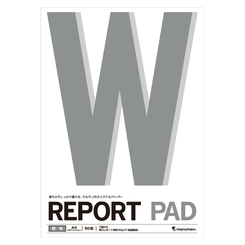 マルマン　Ｐ１４３Ａ　Ａ４レポートパッド無地