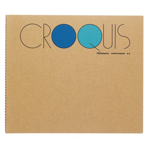 マルマン　ＳＳ－０２（ブルー）　クロッキーブック　Ｓ　ブルー