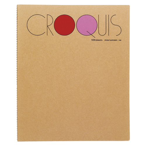 マルマン　ＳＭ－０１（レッド）　クロッキーブック　Ｍ　レッド