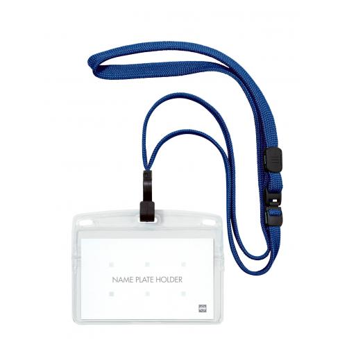 オープン　ＮＬ－２２Ｐ－ＢＵ　吊り下げ名札名刺１枚　青