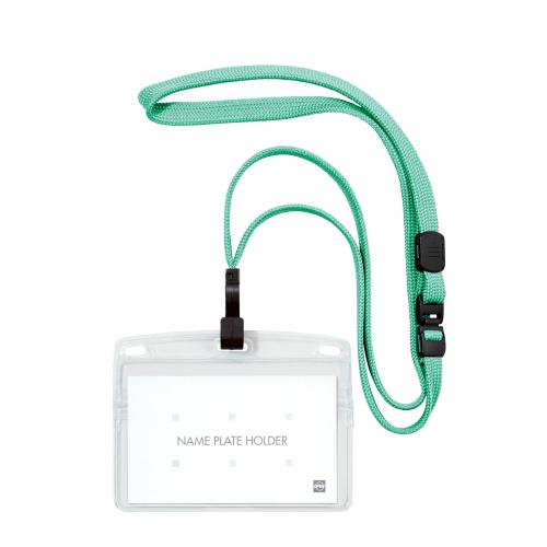 オープン　ＮＬ－２２Ｐ－ＭＧＮ　吊り下げ名札名刺１枚　ミントグリーン