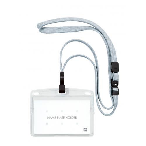 オープン　ＮＬ－２２Ｐ－ＣＧＹ　吊り下げ名札名刺１枚　クールグレー