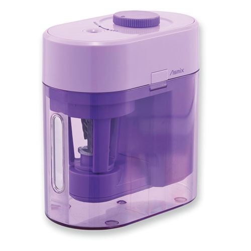 アスカ　ＤＰＳ４８Ｖ　充電式全自動えんぴつけずり　ラベンダー