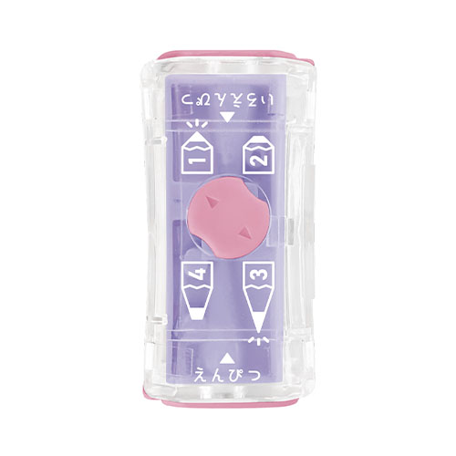 デビカ　０４３７４５　４つの削り方鉛筆削り　パープル