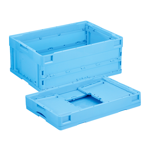 岐阜プラ　ＣＢ－Ｓ３１ＮＲ　ＡＬ（ブルー）　折りたたみコンテナー　フタなし／青