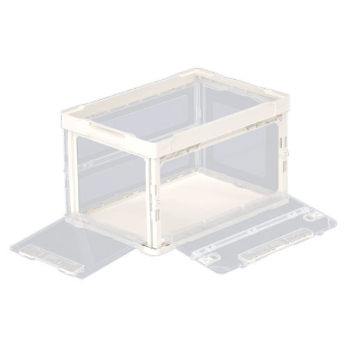 三甲　５６２７２０－００ホワイト　ホームオリコンラック　フタなし　ホワイト