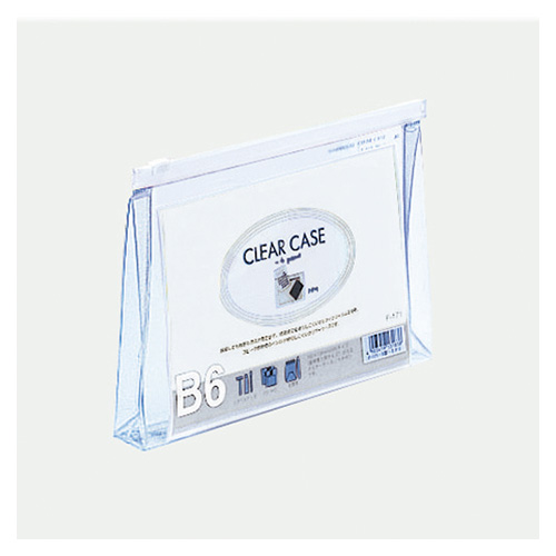 リヒトラブ　Ｆ－１７１シロ　クリヤーケース　マチ付　Ｂ６Ｓ　白