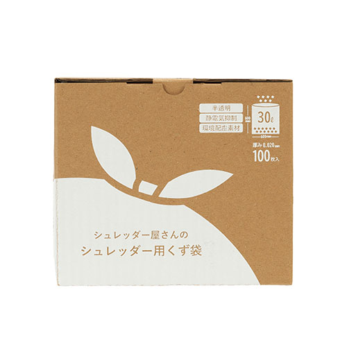 明光商会　２０１００５４　シュレッダー屋さんシリーズ　ポリ袋３０Ｌ