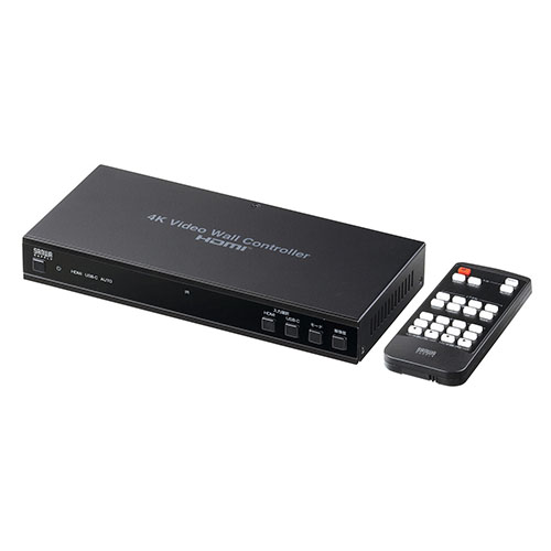 サンワサプライ　ＶＧＡ－ＰＨＤ４ＶＷＣ　４画面ビデオウォールコントローラ