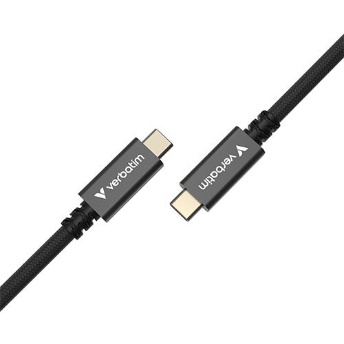 バーベイタム　ＣＢ１００ＫＣＣＺＶ２　Ｔｙｐｅ－Ｃ　強靭・高耐久ケーブル