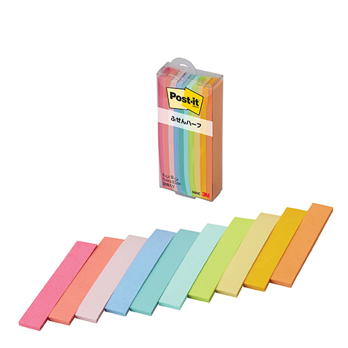 スリーエム　５６０ＭＣ　ポストイットふせんハーフ　マルチカラー