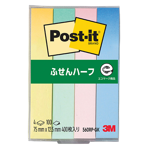 スリーエム　５６０ＲＰ－ＧＫ　ポストイット　再生紙グラデーション
