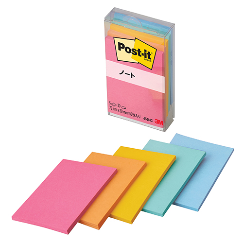 スリーエム　６５６ＭＣ　ポストイットノート　マルチカラー