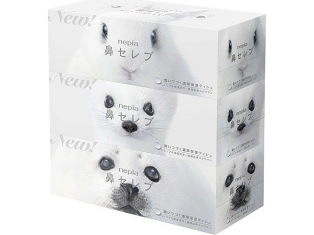 ［ケース］ネピア鼻セレブティシュ２００Ｗ　３コパック×10パック