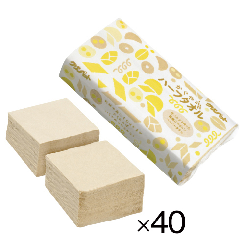 ［直送］ハーフタオルかぐや　５００枚×４０束