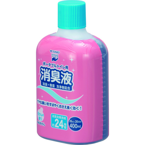 ポータブルトイレ用消臭液石けん　４００ｍｌ　２４本入